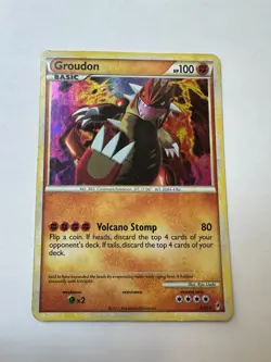Pokemon TCG Groudon Call of Legends Holo Rare Card 6/95- HP - Image 1