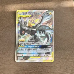 Pokemon Pikachu & Zekrom GX Ultra Rare TAG TEAM Holo Card SM-Team Up SM168 - Image 4
