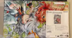 Gundam Card Game Suletta & Miorine EVX02 Playmat and Card Set Bandai Card Fest - Image 1