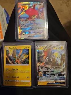 3 Card Pokemon Lot 2017x2, 2019x1, Tapu KOKO X2, Porygon X1 GX - Image 3