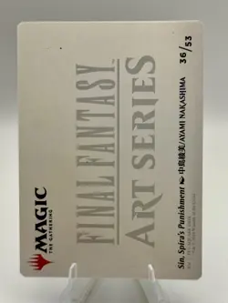 Art Series: FINAL FANTASY #36 Sin, Spira's Punishment Art Card (Gold-Stamped) - Image 2