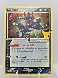 Greninja Star SWSH144: Sword & Shield Black Star Promo Card Holo - Image 1