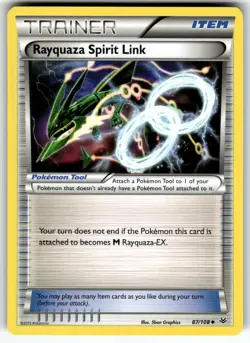 Rayquaza Spirit Link 87/108 XY - Roaring Skies LP Pokemon Card TCG - Image 1