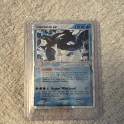 Pokemon Blastoise ex EX FireRed & LeafGreen 104/112 Ultra Rare 150 HP Holo Card - Image 1