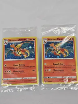 2x Special Delivery Charizard Pokemon Center Promo Card Sealed SWSH075 - Image 1