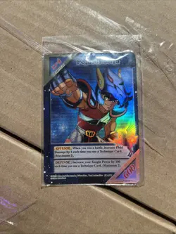 Knights of The Zodiac Pegasus Seiya EX-017 Shonen Jump Promo Card SEALED! - Image 1