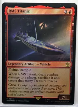 RMS Titanic, Magic Gathering, MTG, Doctor Who (0093) FOIL - Image 1