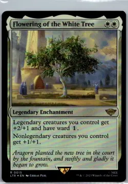 #15 Flowering of the White Tree Universes Beyond LOTR Tales of Middle-earth Rare - Image 1