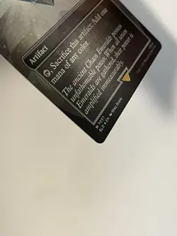 Secret Lair Sonic the Hedgehog White Chaos Emerald Foil Lotus Petal MTG 7037 NM - Image 3