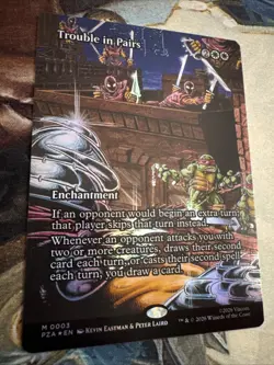 Trouble in Pairs (Borderless) Teenage Mutant Ninja Turtles Eternal-Legal Foil - Image 1
