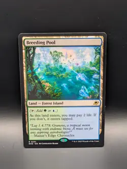 MTG - Breeding Pool - Land (Forest/Island) - EOE #251 - Rare - Image 1