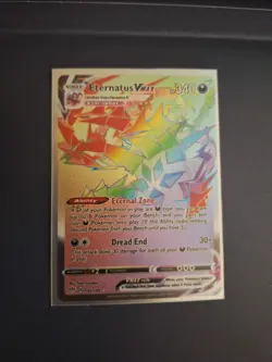 Pokemon TCG Eternatus VMAX Darkness Ablaze 192/189 Rainbow Secret Rare - Image 1