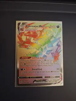 Pokemon TCG Eternatus VMAX Darkness Ablaze 192/189 Rainbow Secret Rare - Image 2