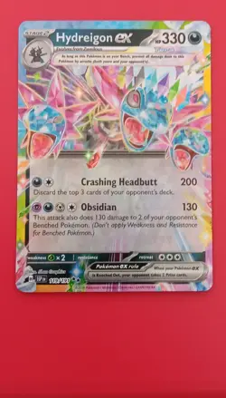 Hydreigon ex 119/191 Surging Sparks Double Rare Holo Pokemon Card - Image 1