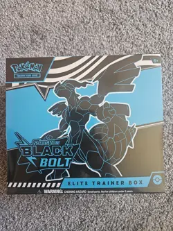 Pokemon BLACK BOLT Elite Trainer Box ETB New & Sealed Scarlet & Violet TCG - Image 1