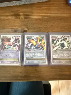 Pokemon TCG black Star Promos- Mewtwo LvX Arceus LvX Regigigas LvX - Image 1