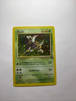 Pokemon TCG Pinsir Jungle 9/64 Holo 1999-2000 Wizards Base Set Copyright Holo... - Image 1