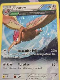 Pokemon Fearow Promo XY Promos XY57 RARE HP - Image 2