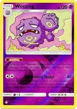 Weezing 74/214 S&M Unbroken Bonds RARE PERFECT MINT! Pokemon - Image 1