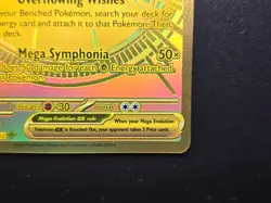 Mega Gardevoir EX Gold Pokemon Mega Evolution 187/132 Hyper Rare Full Art ME NM - Image 4
