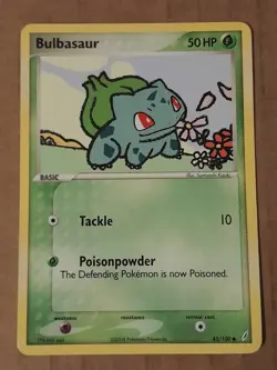 Pokemon Bulbasaur 45/100 Crystal Guardians NM-MT See Pictures - Image 1