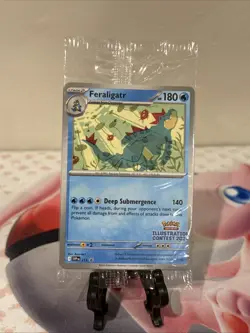 2024 Pokemon Illustration Contest-Sealed Promos Feraligatr, Pikachu, &Toxtricity - Image 1