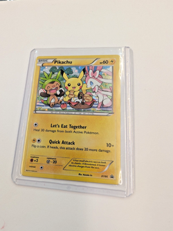 2016 Pokemon Pikachu XY95 Black Star Promo Holo Lets Eat Together NM - Image 3