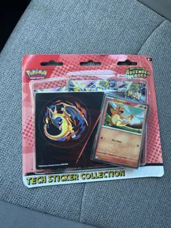 Pokemon TCG Mega Evolution Ascended Heroes Tech Sticker Collection x 2 Packs - Image 1