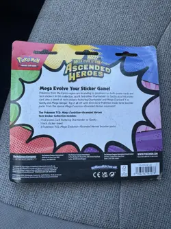 Pokemon TCG Mega Evolution Ascended Heroes Tech Sticker Collection x 2 Packs - Image 2