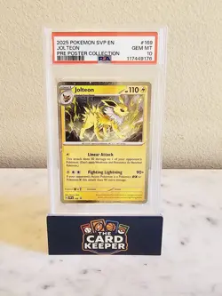2025 Pokemon SVP EN Black Star Promo #169 Jolteon PSA 10 - Image 1