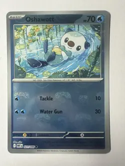 Pokemon TCG Oshawott Master Ball Pattern 021/086 White Flare - Image 1