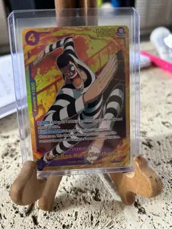 One Piece TCG Mr.2 Bon Kurei (Bentham) EB01-061 SEC PRB02 Secret Rare English - Image 1