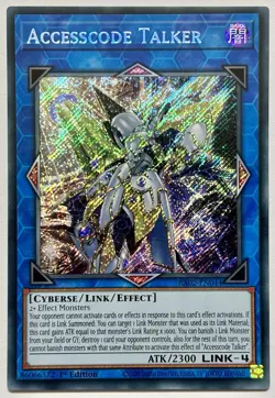RA02-EN044 Accesscode Talker - Secret Rare 1st Edition Near Mint YuGiOh Card - Image 1