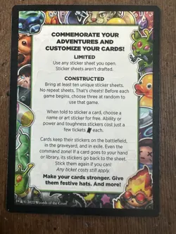 MTG Unfinity Sticker Sheet - Happy / Dead / Squirrel #008 Magic The Gathering - Image 2