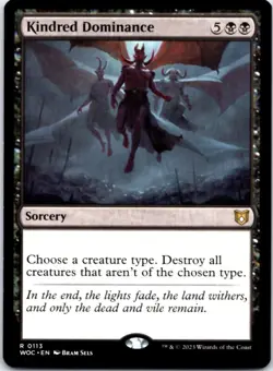 Kindred Dominance Commander: Wilds of Eldraine, 113 NM - Image 1