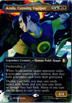 MTG Azula, Cunning Usurper (Borderless) TLA #303 NM Normal - Image 1