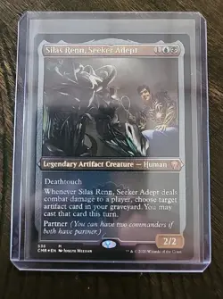 2020 MTG Commander Legends Mythic Silas Renn, Seeker Adept (Foil Etched) - MINT - Image 1