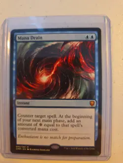 Mint/Near-Mint, English - 1 x MTG Mana Drain Commander Legends - Image 1