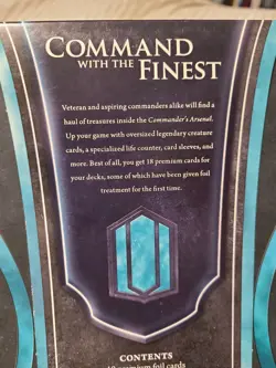 MTG Magic Commander Arsenal Sealed Box Set 18 Foil & 10 Oversized w Sliver Queen - Image 3