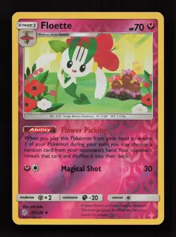 Floette 151/236 Uncommon Cosmic Eclipse Pokemon Reverse Holo Near Mint - Image 1