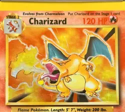 1999 Pokemon Game #4/102 Charizard Holo PSA 5 Fresh Grade - Image 4