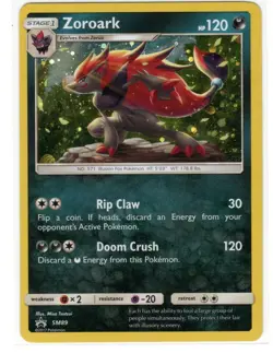 Pokemon ZOROARK SM89 - Shining Legends RARE HOLO PROMO NM/M - Image 1