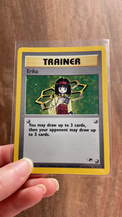 1999-2000 Pokemon - Trainer Erika Gym Heroes Holo Rare 016/132 - Image 2