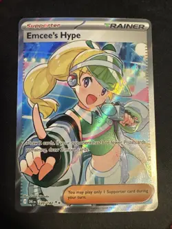 Emcee's Hype - 220/182 - Pokemon Destined Rivals Ultra Rare NM - Image 1