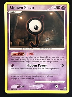 Unown (J) - 76/146 | Legends Awakened | Pokemon TCG | Regular - Image 1