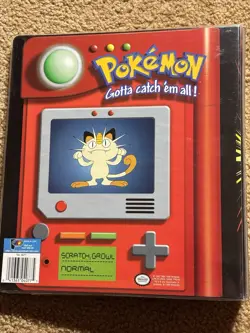 1999 Pokemon 3 Ring Binder Nintendo Gotta Catch 'Em All Pikachu Rare - Image 2