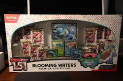 Pokemon TCG Scarlet and Violet 151: Blooming Waters Premium Collection Sealed - Image 1