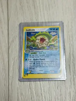 Ludicolo 7/100 Holo Rare Pokemon ex Sandstorm LP TCG 2003 - Image 1