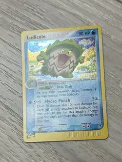 Ludicolo 7/100 Holo Rare Pokemon ex Sandstorm LP TCG 2003 - Image 2