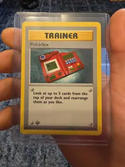 Pokemon Pokedex 1st Edition Base Set Shadowless 87/102 - Image 1